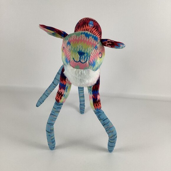 Meow Wolf Bearret 14" Plush Poseable Stuffed Animal Toy Multicolor Souvenir - Picture 3 of 7